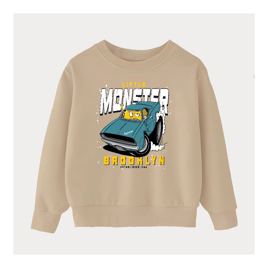 DTF - MONSTER CAR SWEATSHIRT