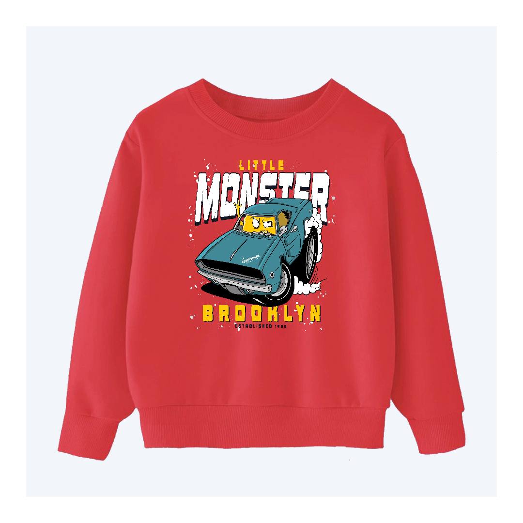 DTF - MONSTER CAR SWEATSHIRT