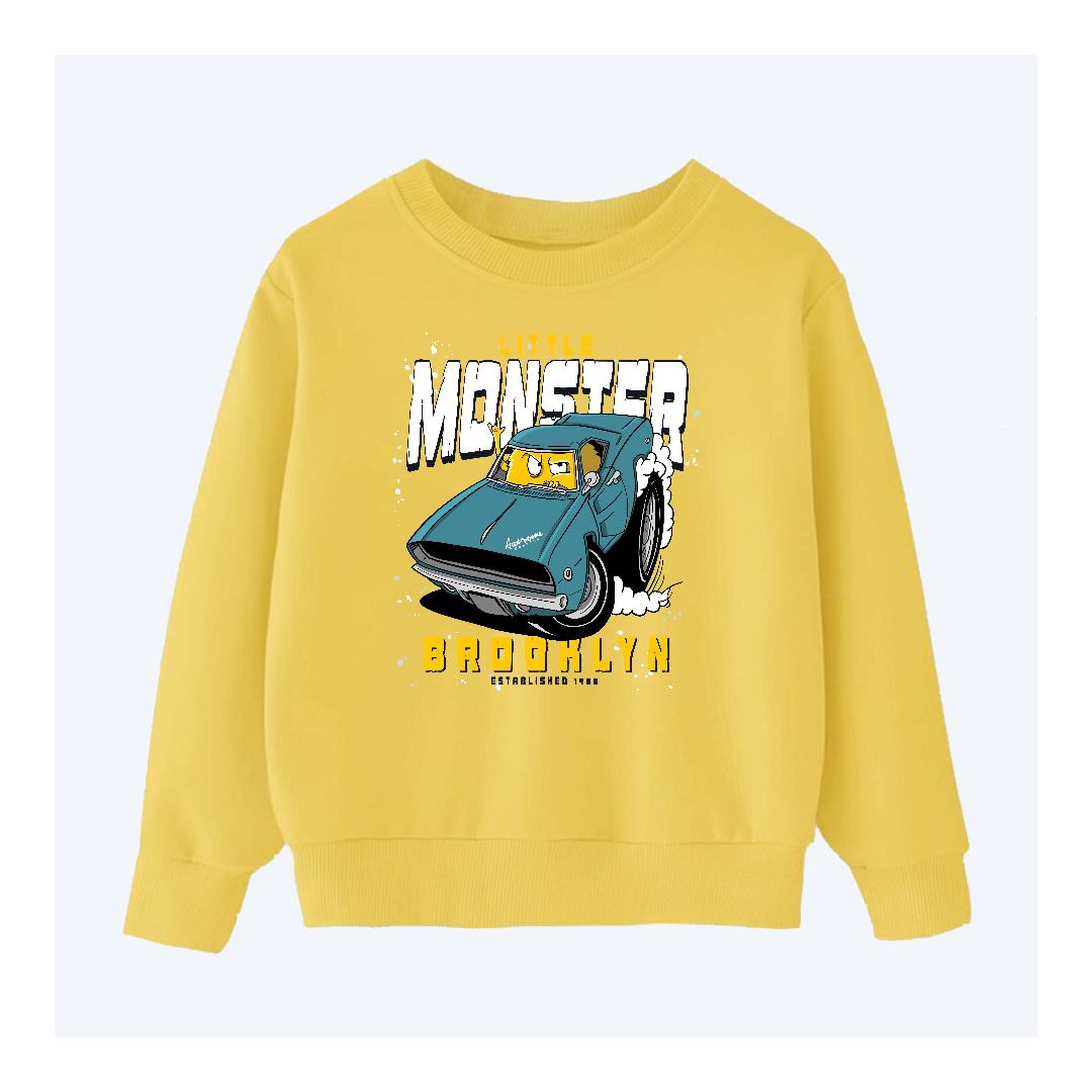 DTF - MONSTER CAR SWEATSHIRT