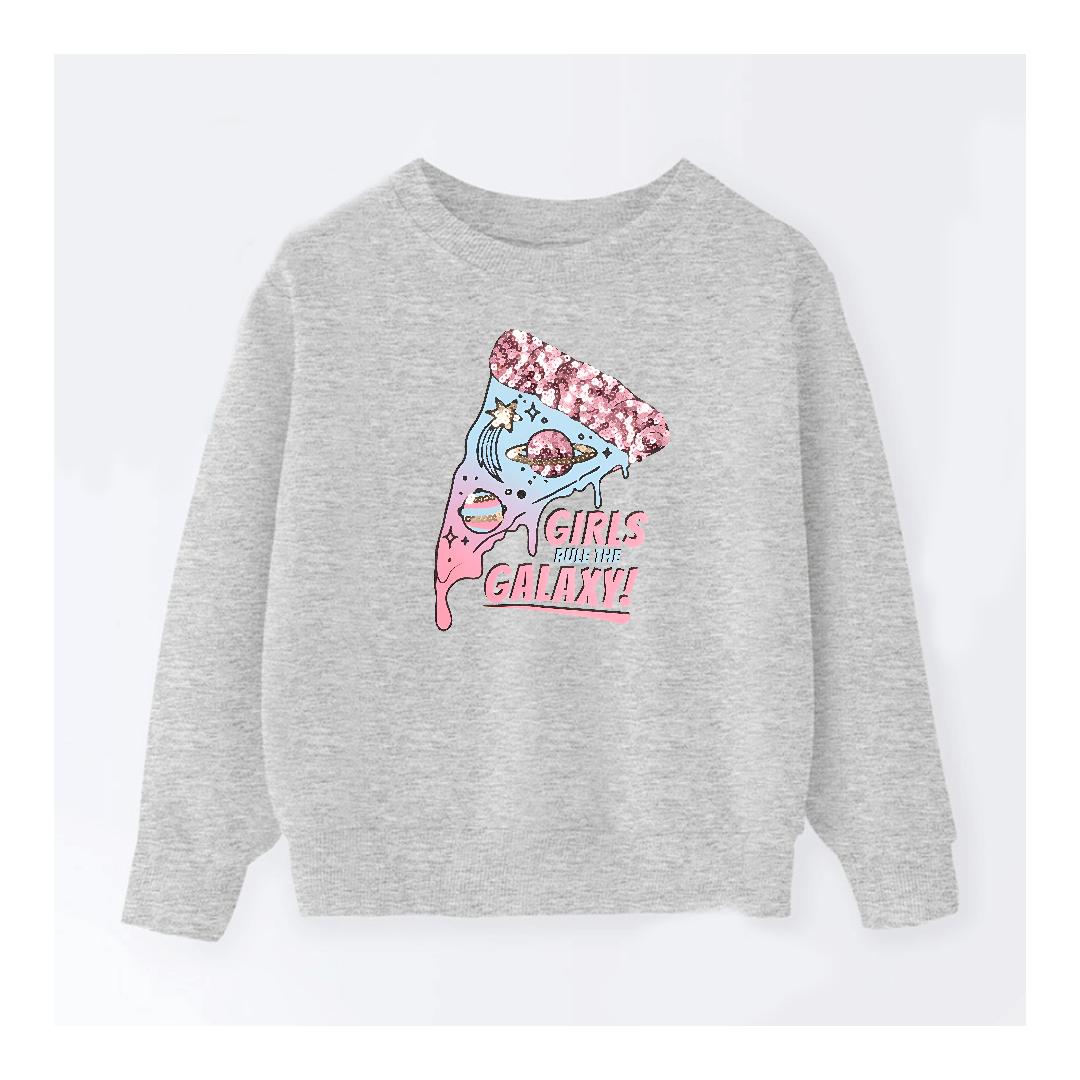 DTF - GIRL RULES THE GALAXY SWEATSHIRT