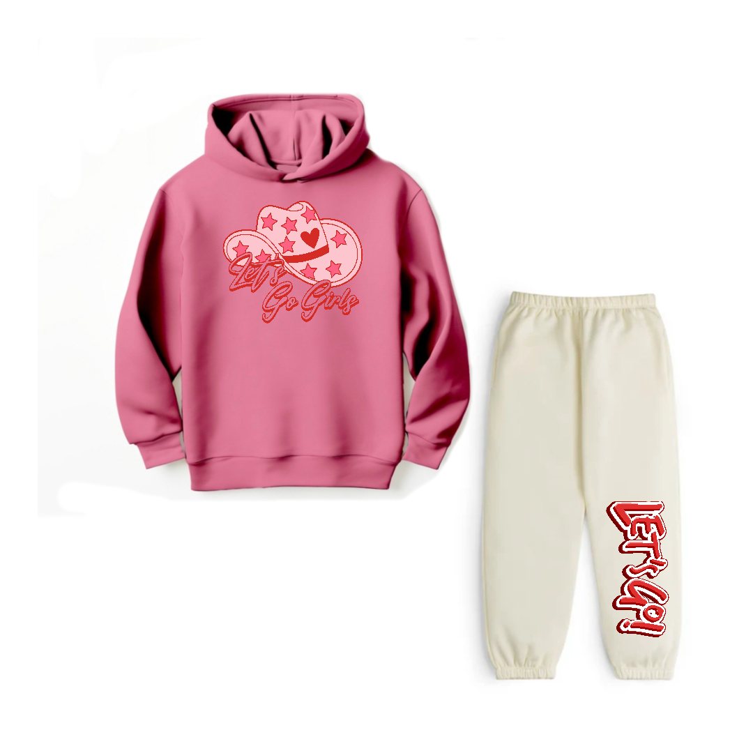 LET'S GO GIRL - HOODIE TRACKSUIT P/O