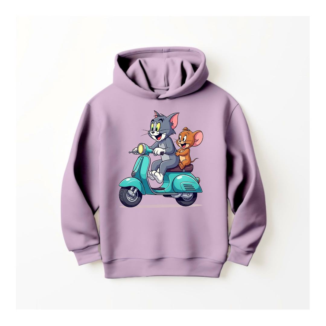 DTF - TOM & JERRY ON SCOOTER HOODIE