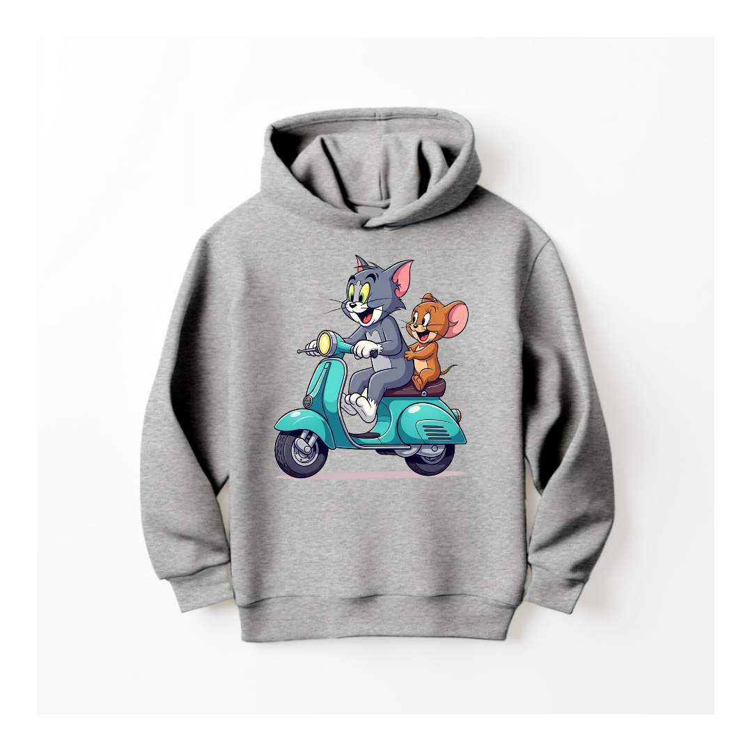DTF - TOM & JERRY ON SCOOTER HOODIE
