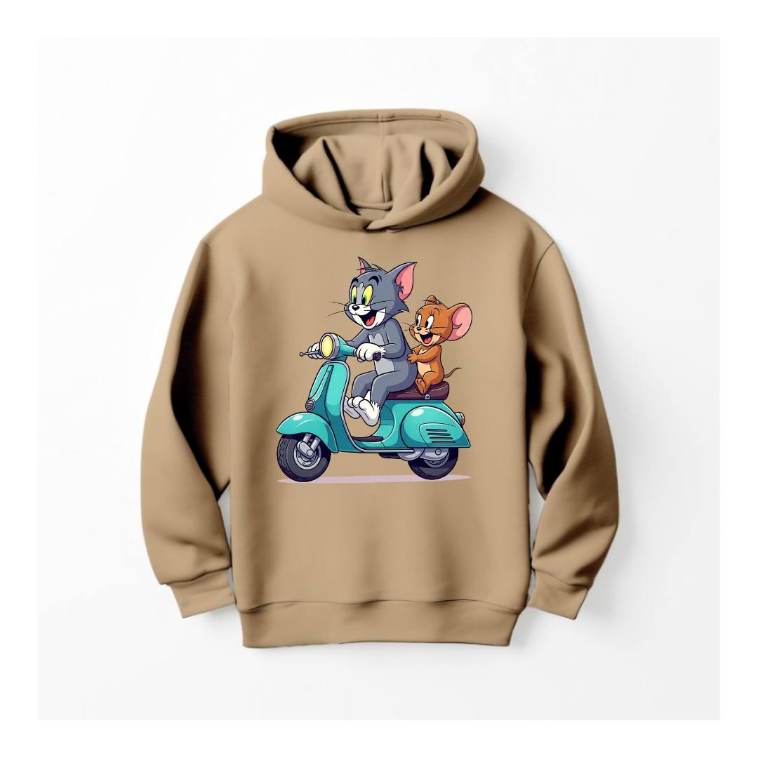DTF - TOM & JERRY ON SCOOTER HOODIE