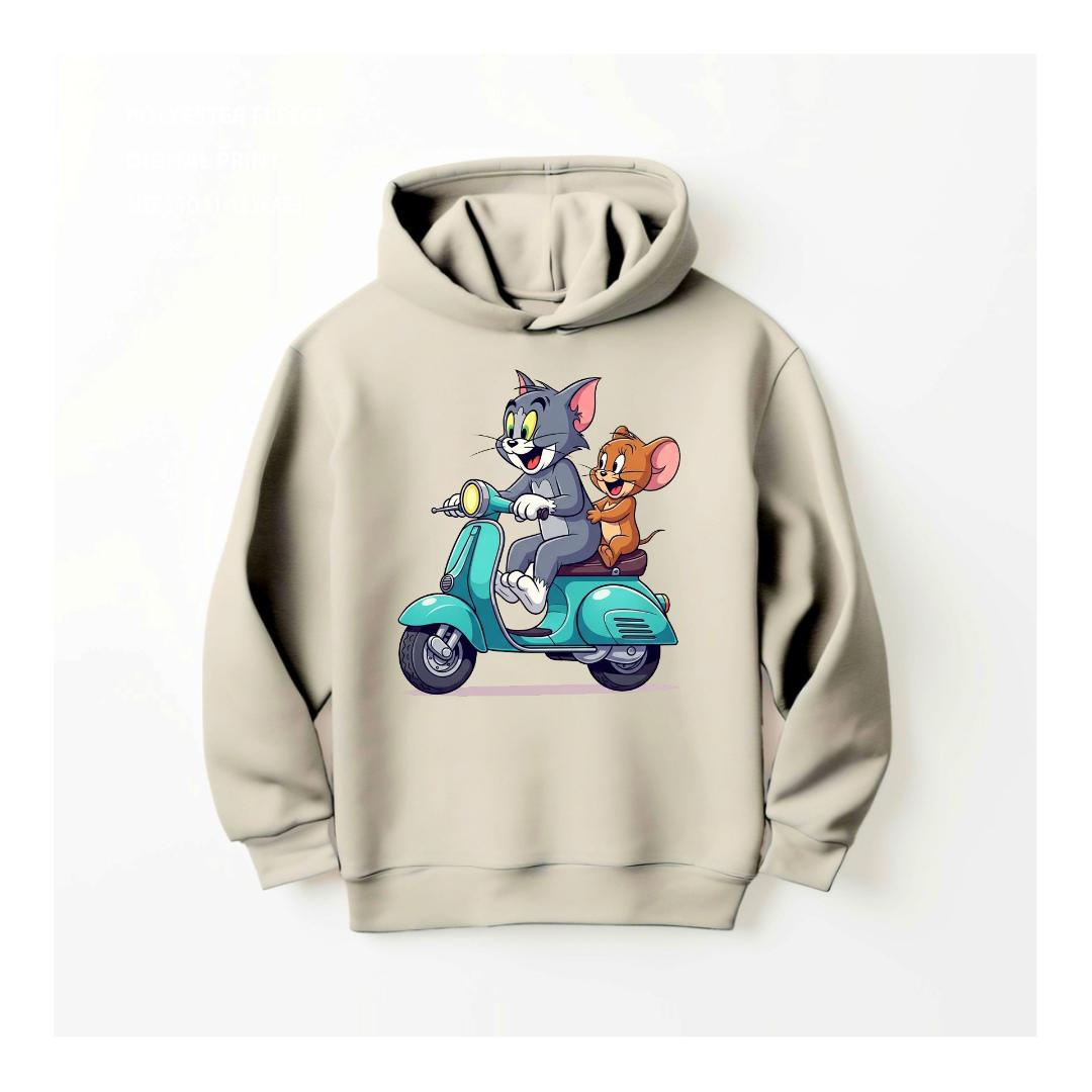 DTF - TOM & JERRY ON SCOOTER HOODIE