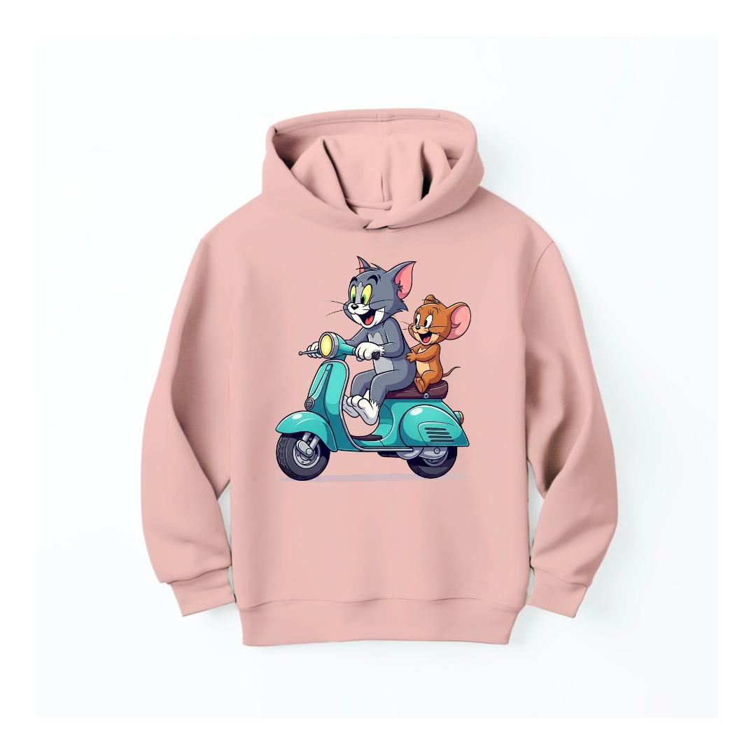 DTF - TOM & JERRY ON SCOOTER HOODIE
