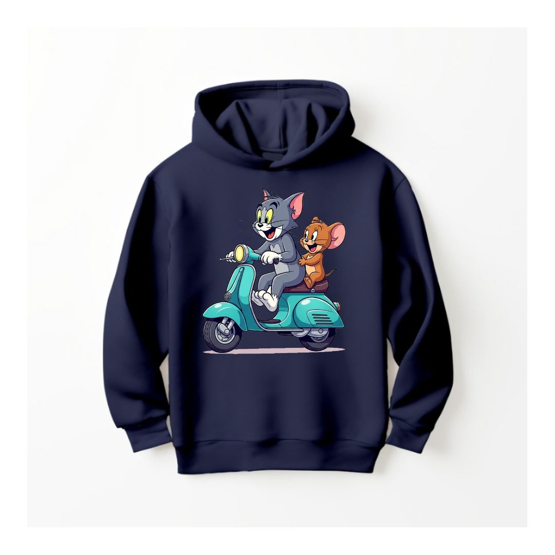 DTF - TOM & JERRY ON SCOOTER HOODIE