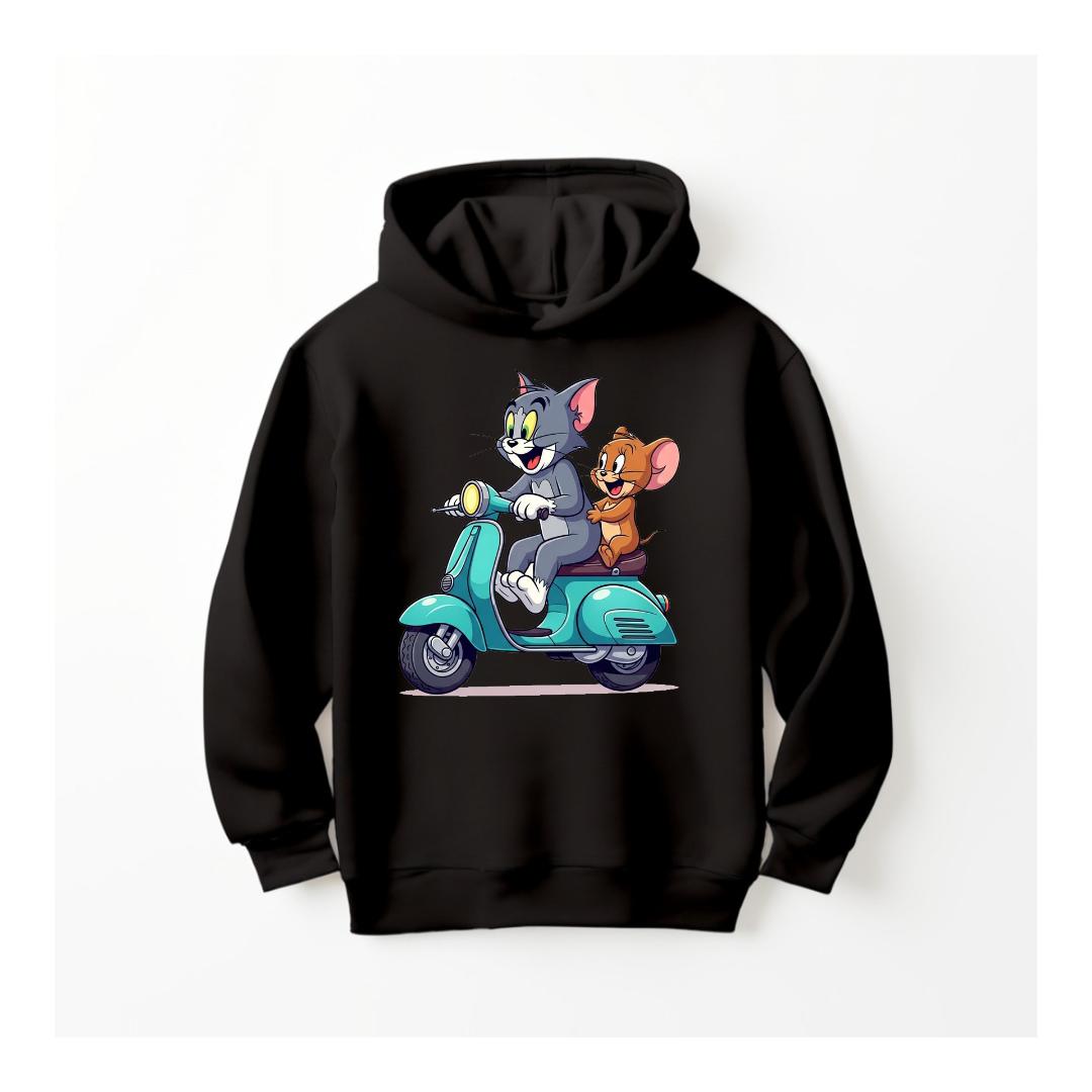 DTF - TOM & JERRY ON SCOOTER HOODIE
