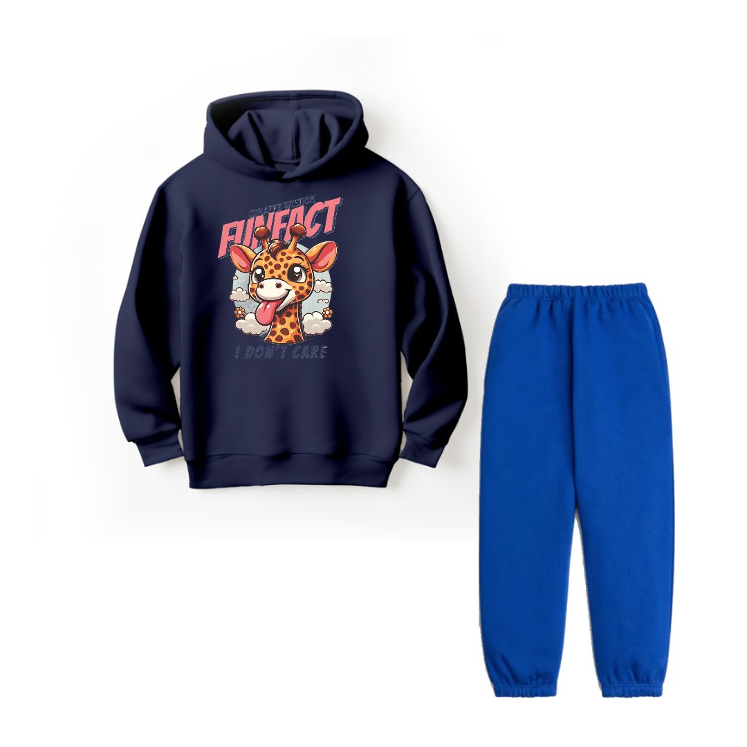 GIRAFFE FUNFACT - HOODIE FLEECE TRACKSUIT N/R